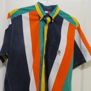 Tommy Hilfiger Casual Shirt - Vintage 90's - Bright/Colorful - M/M